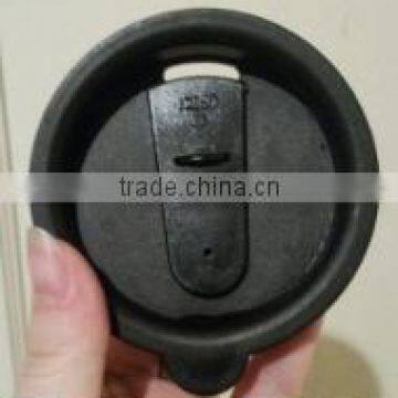 Barrel Shaped Double Walled Mug With Copper Plating With Lid photo-4