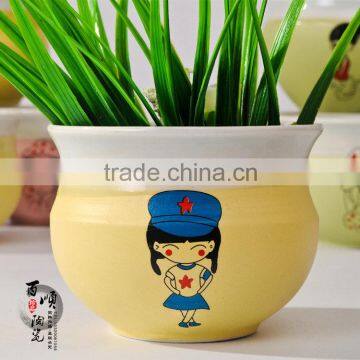 Hand Painting Ceramic Flower Pot Outdoor photo-5