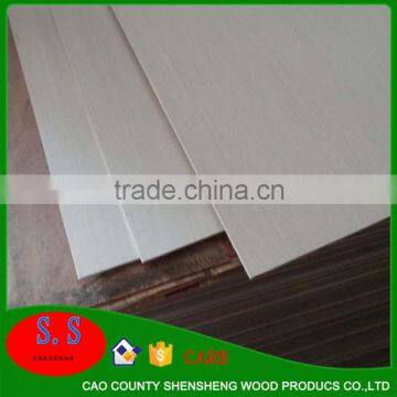 CARB P2 E0 glue bleached poplar faced plywood 2.5mm 2.7mm 3mm 3.2mm 3.6mm 4mm 5mm 6mm