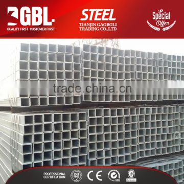 pre galvanized square steel pipe