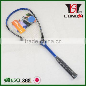 SQ565 BLUE good design Aluminium&Carbon squash with squash string squash racket