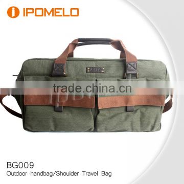 Mens Canvas Laptop bag Single Strap Messager Bag with pocket