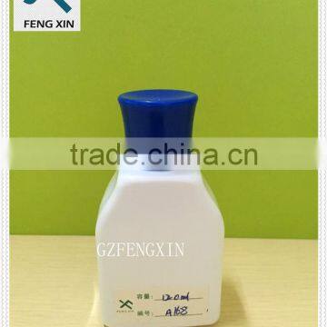 OEM available 120ml White square shaped PET bottles