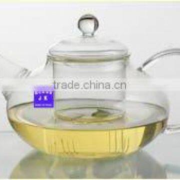 exquisite glass filtering teapot