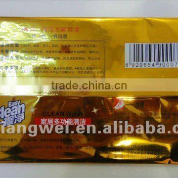 three-layer laminated aluminum foil bag for wet tissue