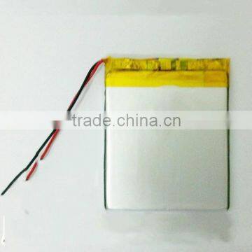 3.7v 1650mah li-ion polymer battery