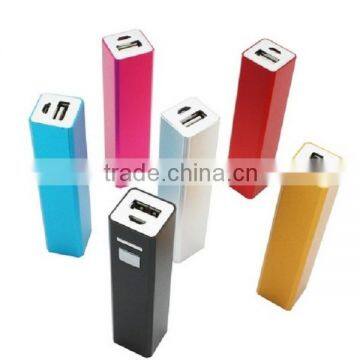 aluminic power bank, smart power bank 2600mah with led indicator