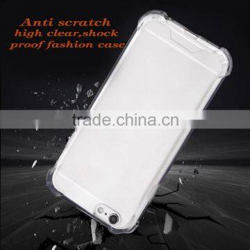 Ultra thin transparent shock-proof crystal clear case cover for iphone 6