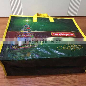 Zipper Bag With Flag Design Shopping Bag photo-6