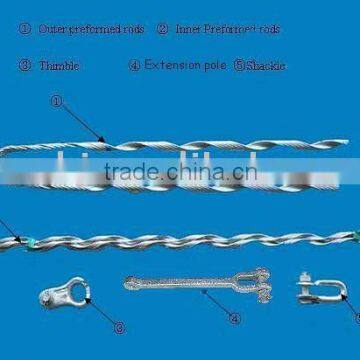 Tension clamp for ADSS cable