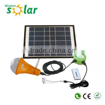 2016 Best seller solar kit led solar home light home system energy system solar led panel kit (JR-CGY-6W)