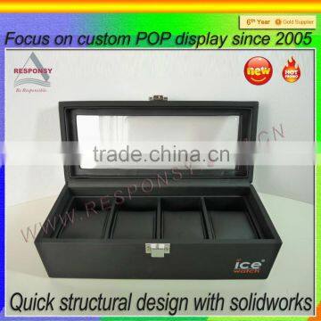 Wood Material Cigarette display box display stand for Cigarettes