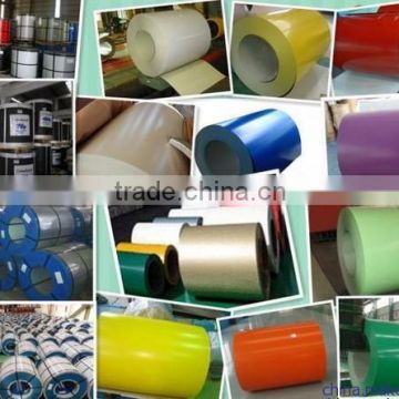 ppgi strip ASTM color coated steel coil in sheet for roofing prepainted color steel coil building rew material ppgi steel coil