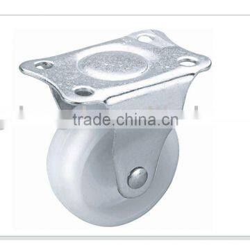 Plastic Fixed Castor Wheel with Plate