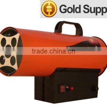 mobile gas heater 15 kW PowerTec GPL 15 cheap heater