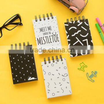 Cute mini custom design print pocket spiral notebook