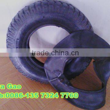 cheap price for stock of wheel barrow tyre and tube 4.80/4.00-8