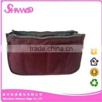 Laminated zipper cosmetic bag