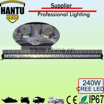 new design super slim light bar 3d light bar single row led light bar 240w led light bar