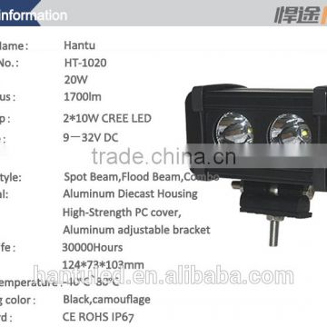 60w led offroad working light auto electric led work light die casting aluminium ul etl vde led work light