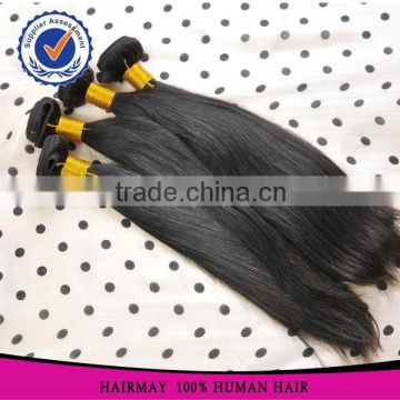 100% Raw Unprocessed double weft cheap brazilian hair weaving