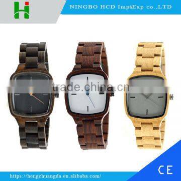 2016 High quality sandalwood quartz wooden watches for couple