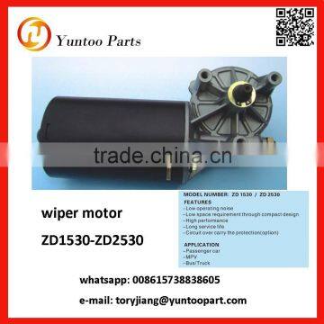 passenger car bus and truck wiper motor universal windshield wiper motor with outline and specification