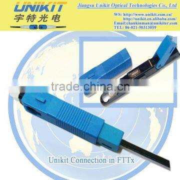 SC Type Mini Fiber Optic Fast Connector ~UNIKIT M-RSC250P Optical Equipment