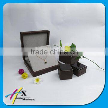 gift and promotion industrial use customized luxury wooden jewerly box for jewelry set packaging