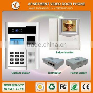 Apartment building video doorbell system