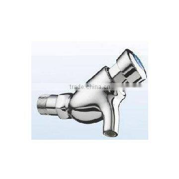 High quality Taiwan made automatic saving water tap bathroom mixer 1/2" Self Closing Wall Tap