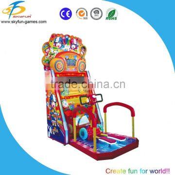 Interactive skateboard simulator game machine happy scooter 2016 new design