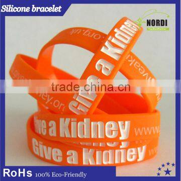 Silicone hand band Silicon rubber bracelet for sport event