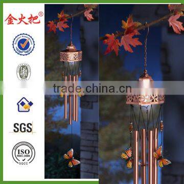 Solar Power Metal Butterfly Wind Chime