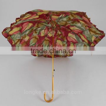 deluxe straight shaft lady umbrella with slim design