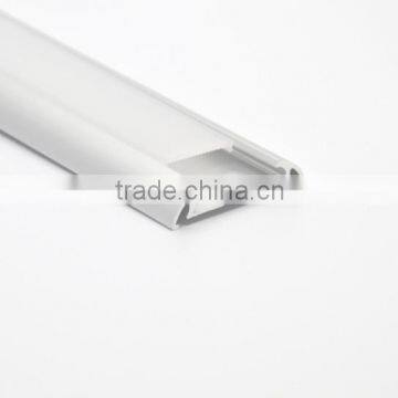 Surface Mounted 26mm Led Strip Aluminium Heat Sink For Double Row Strips