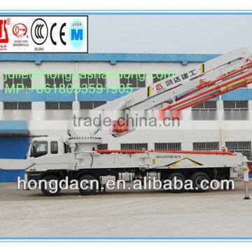 SHANDONG HONGDA Truck Mounted Concrete Pump 48m HOWO Chasiss