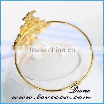 Merry Christmas Party Gift Charms Gold Christmas Tree Bracelets Bangle photo-4