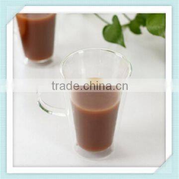 Hand Blown Double Wall Glass Mug Lead Free Double Wall Glass for Coffee photo-3