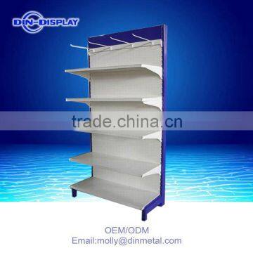 Adjustable Single Side Supermarket Floor Standing Metal Display Rack photo-4
