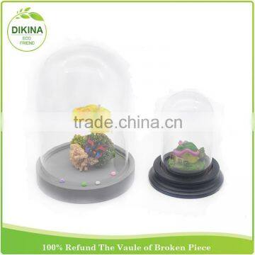 Bulk Buy From China Butterfly , Tillandsia Plants , Miniature Fairy Garden in 30cm Dome Clear Figurine Display Glass Cloche photo-2