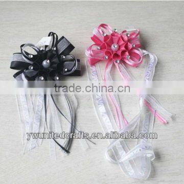 small ribbon silk artificial flowers