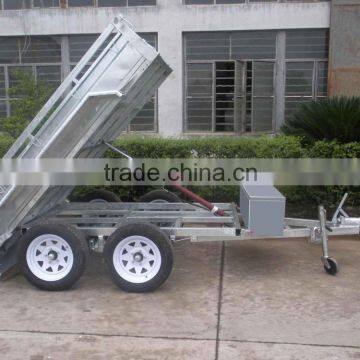 farm galvanized hydraulic tipping trailer