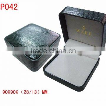 hot sale luxury custom jewelry leather wedding necklace box