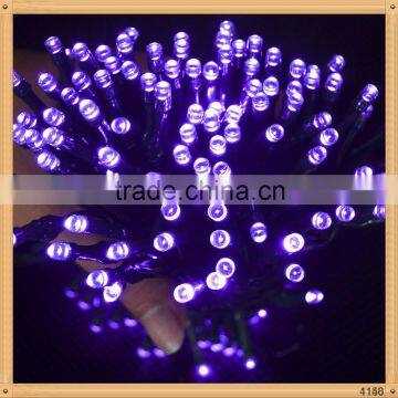 Main product unique design solar led garland string light for sale 20M 200pcs purple color