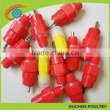 Poultry nipple drinker system for quail chick chicken nipple drinker