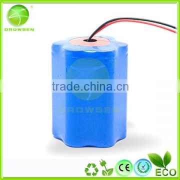 2S3P INR18650 3C Discharge 7.4V 6000mah Rechargeable Battery 1year warranty