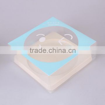 High quality custom made transparent cake box with printing