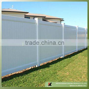 UV resistant pvc privacy fence