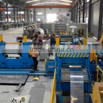 CR and HR sheet steel straigntening and shearing machine in Foshan
